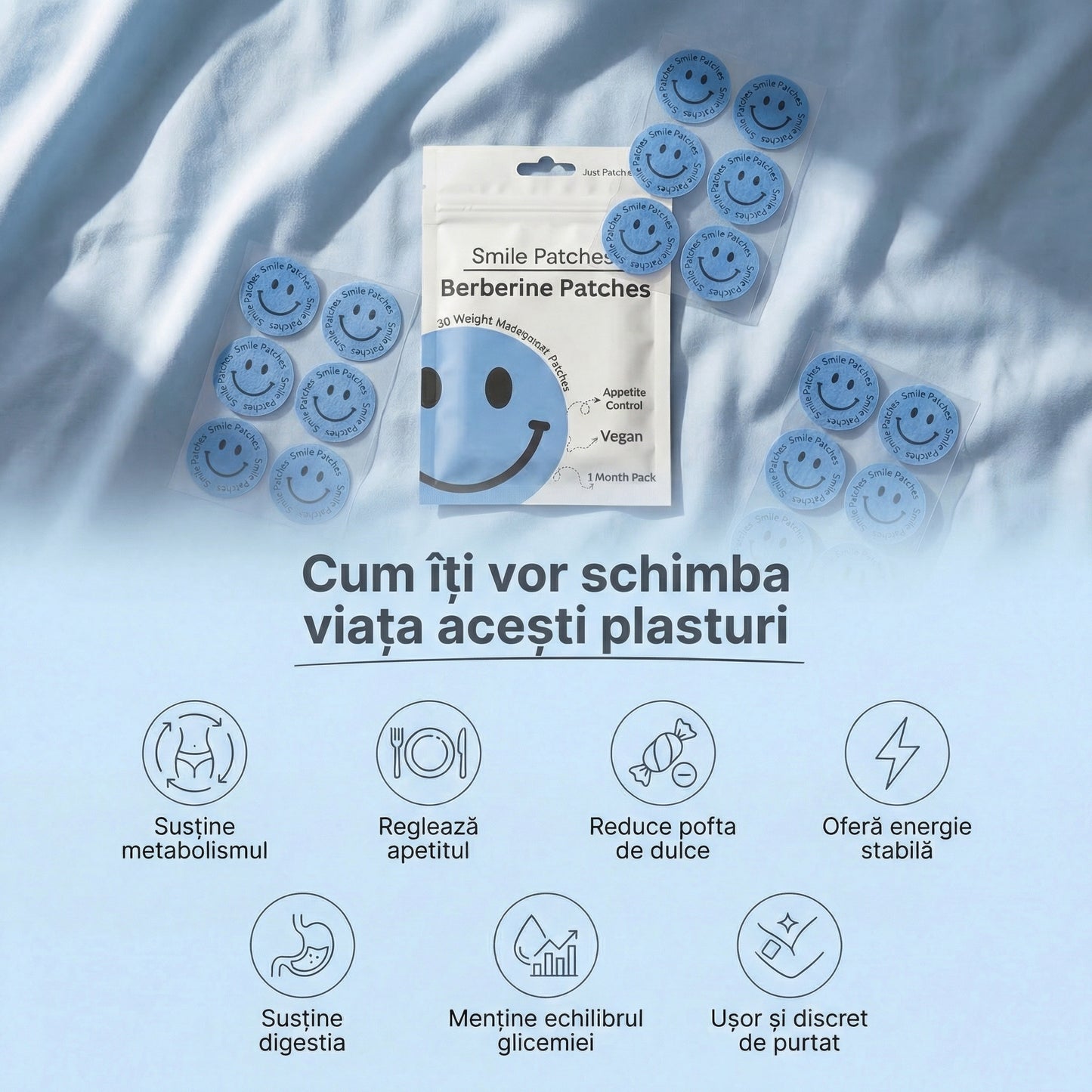 Smile Patches Plasturi cu berberină