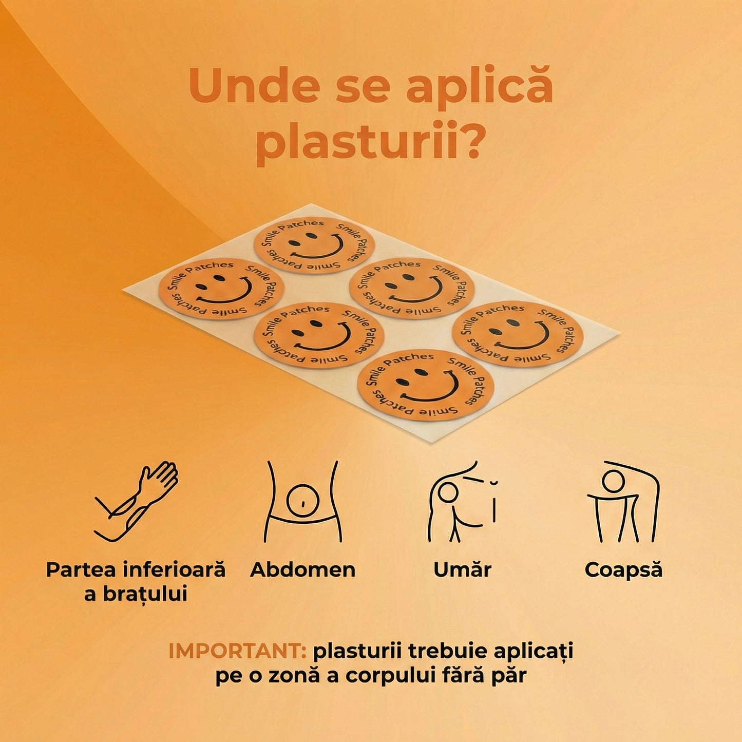 Smile Patches Plasturi cu dopamină