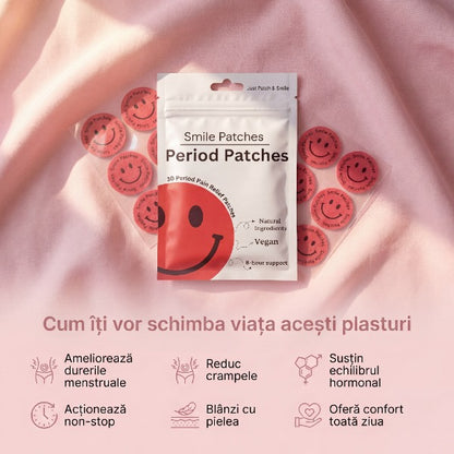 Smile Patches Plasturi pentru durerile menstruale