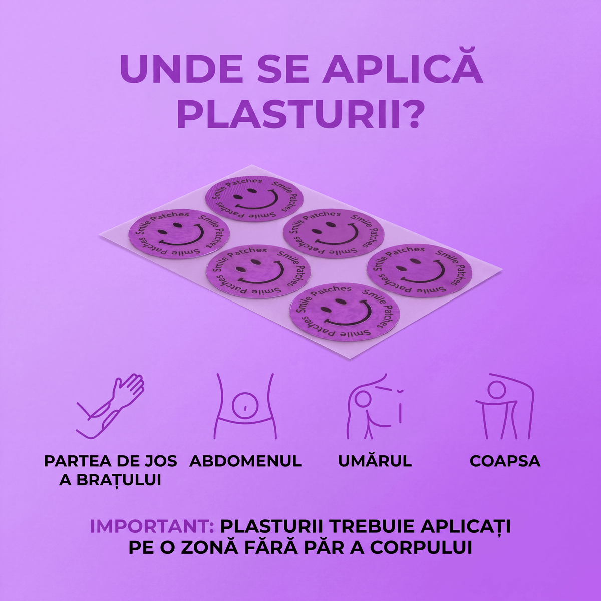 Smile Patches Plasturi pentru somn – Magneziu