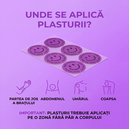 Smile Patches Plasturi pentru somn – Magneziu