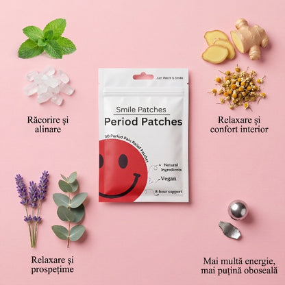 Smile Patches Plasturi pentru durerile menstruale