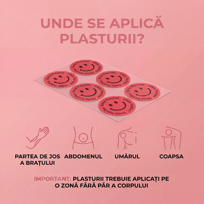 Smile Patches Plasturi pentru durerile menstruale