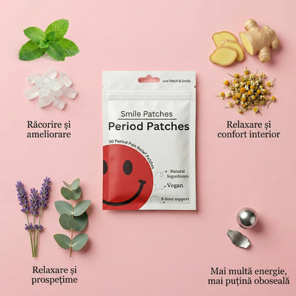 Smile Patches Plasturi pentru durerile menstruale