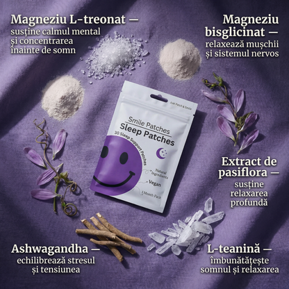 Smile Patches Plasturi pentru somn – Magneziu