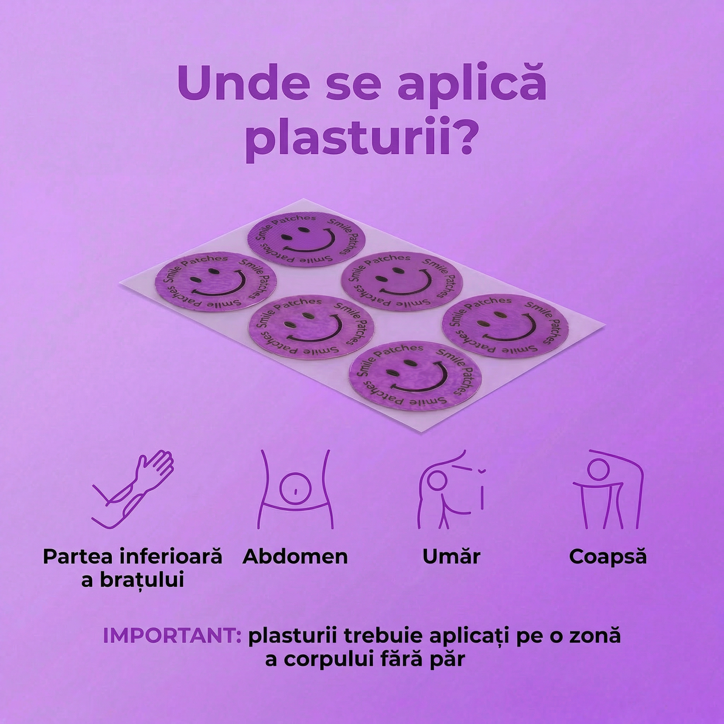 Smile Patches Plasturi pentru somn – Magneziu