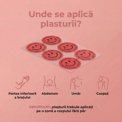 Smile Patches Plasturi pentru durerile menstruale